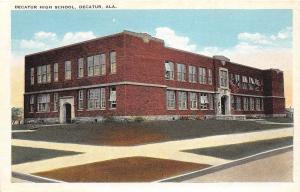 D71/ Decatur Alabama AL Postcard c1910 Decatur High School