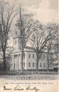 Congregational Church Lyme, Conn, USA Postcard