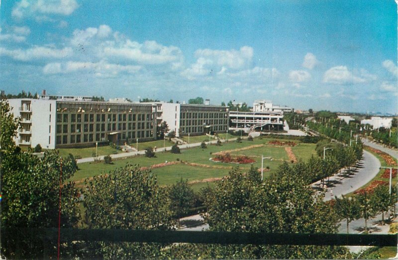 Romania Eforie nord general view strada hotel  Postcard