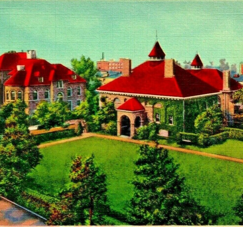 Gloucher College Baltimore Maryland MD UNP Vtg Linen Postcard N17