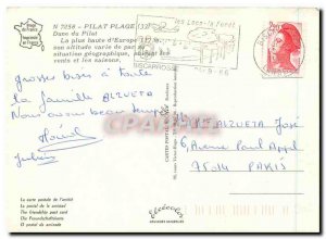 Postcard Modern Pillat Pilat Dune Beach Highest in Europe