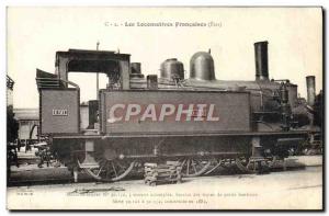 Postcard Old Train Locomotive Machine Tender 30132