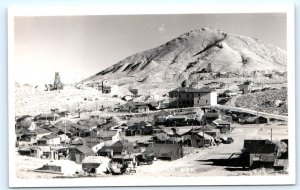 RPPC TONOPAH, NV Nevada~ Birdseye View MINING TOWN c1940s Nye County Postcard