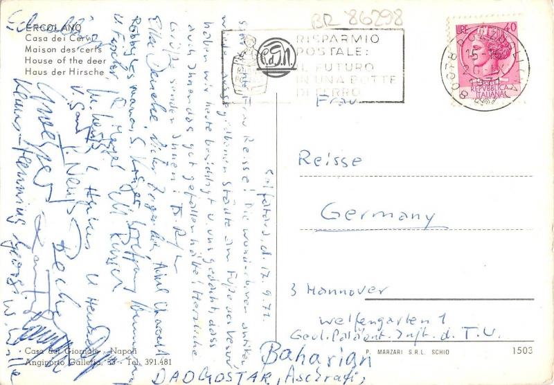 BR86298 ercolano casa dei cervi italy