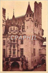 'Old Postcard Chateau de Pierrefonds Oise L''Entree du Chateau'