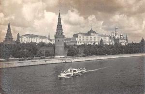 Moscow Russia View of the Kremlin Real Photo Antique Postcard J78935