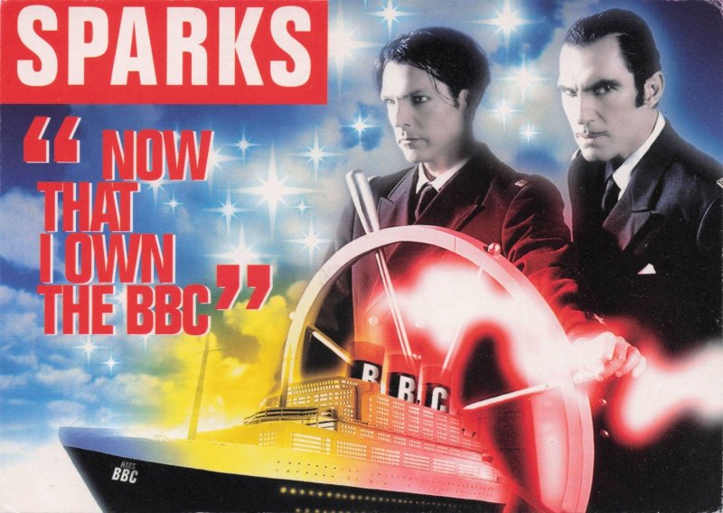 Sparks Now That I Own The BBC CD Release Music Photo Postcard