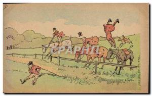 Old Postcard Dogs Dog Hunting hounds has Cavaliers