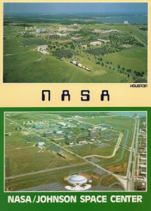 Houston NASA Space Center 2x Spectacular Aerial Postcard s