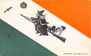 Witch on broom Halloween View Images