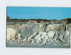 Postcard American Falls In Winter Splendour Niagara Falls New York USA