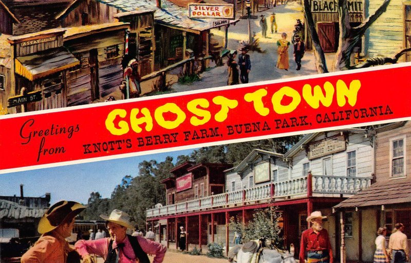 Buena Park, California, Knott's Berry Farm Ghost Town, Vintage AA357-5