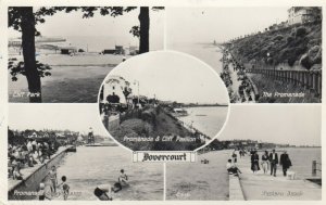 RP: Dovercourt , Essex , England , 1958 ; 5 view PC w/ LIGHTHOUSE