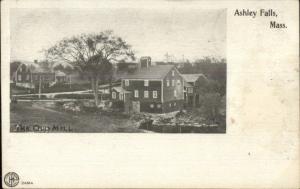 Ashlery Falls MA The Old Mill c1905 Postcard