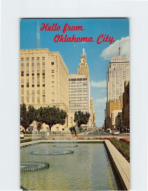 Postcard Park Avenue, Hello from Oklahoma City, Oklahoma 