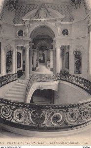 CHANTILLY, France, 1910-1920s, Le Vestibule de l'Escalier