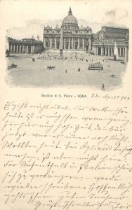 Italy Rome Basilica S. Pietro 1900