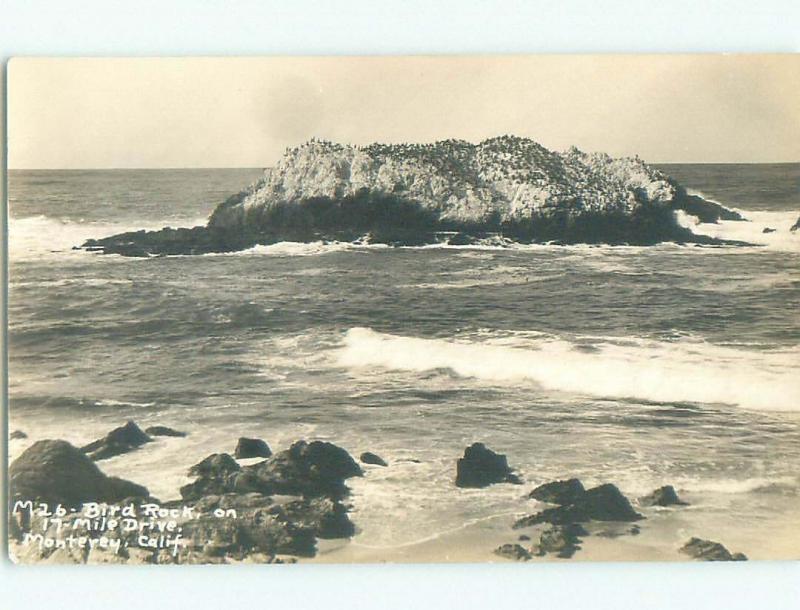 Pre-1949 rppc NICE VIEW Monterey California CA i9695