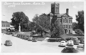 Albia Iowa Court House Real Photo Antique Postcard K33561