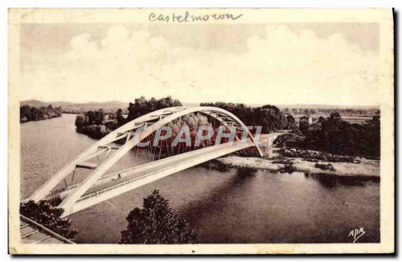 Old Postcard Castelmoron Bridge