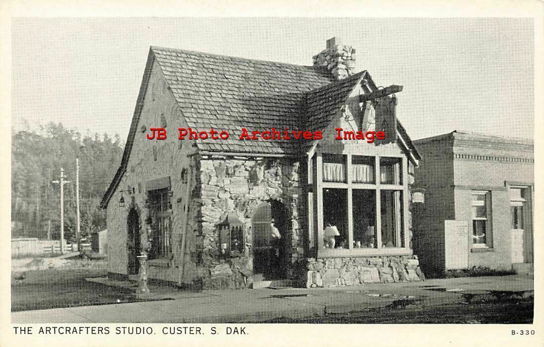 SD, Custer, South Dakota, Artcrafters Studio, Exterior, Fort Wayne