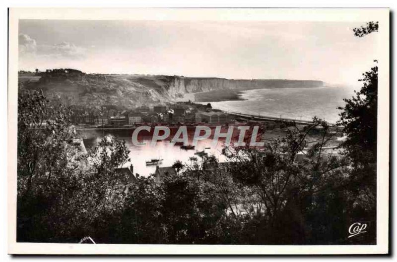 Modern Postcard Fecamp View The Port And The Cliffs