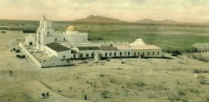 Postcard Early View of San Xavier Mission, Tuscon, AZ.               N3