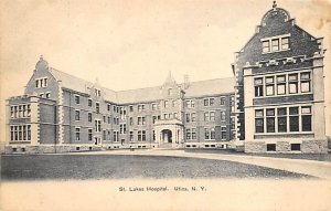 St Lukes Hospital Utica, New York, USA Unused stain on front