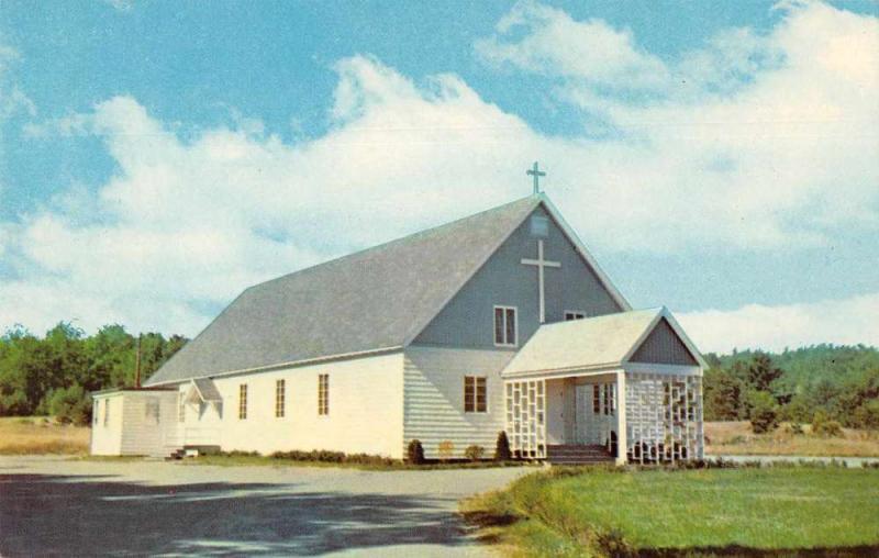 East Sebago Maine Roman Catholic Church Vintage Postcard JA4741426