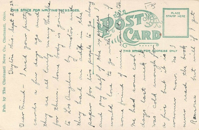 LPS86 Dayton Ohio OH Postcard Elks' Building