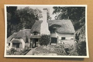 VINTAGE RPPC PC - UNUSED - SELWORTHY COTTAGE, MINEHEAD, SOMERSET, ENGLAND