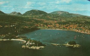 Postcard October Light At Seal Harbor Summer Home Of Vice President Maine ME
