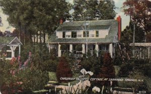 New York Saratoga Springs Chuancey Olcott's Cottage