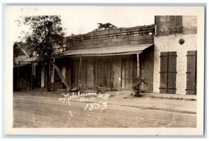 1951 Street View Mokelumne Hill California CA RPPC Photo Posted Postcard