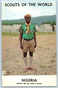 c1968's Nigeria Scouts Of The World Boy Scout Of America Youth Vintage Postcard