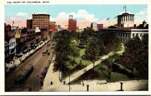 Ohio Columbus Trolleys In The Heart Of The City