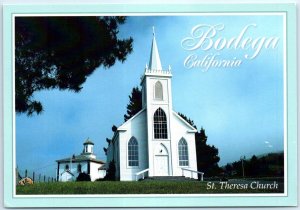 Postcard - St. Theresa Church - Bodega, California