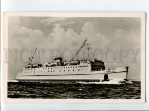 400957 GERMANY ship Theodor Heuss 1960 year RPPC shiiping post