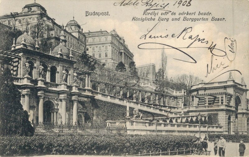 Hungary - Budapest Königliche Burg und Burggarten Basar 04.63