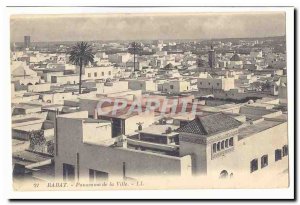 Rabat Morocco Old Postcard Panorama of the City