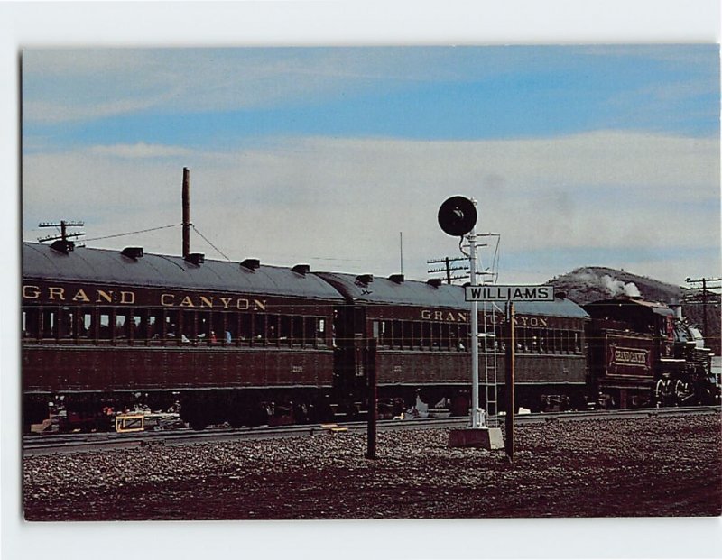 Postcard Engine #18 Train Williams Arizona USA