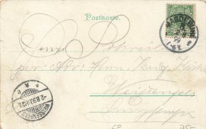 Germany Gruss Vom Magdeburger Schutzenfest 1899 Postcard