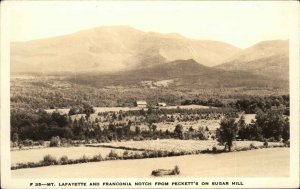 Shorey F35 View From Peckett's on Sugar Hill NH Real Photo Postcard