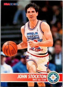 1993 Nab Basketball Card John Stockton Utah Jazz sk20197
