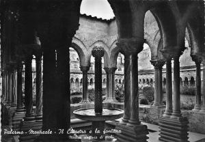 BR6088 Monreale the cloister and the Fountain Palermo   italy