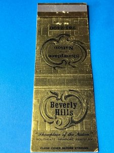 Matchbook Cover Beverly Hills Supper Club Southgate Newport, Kentucky MB164