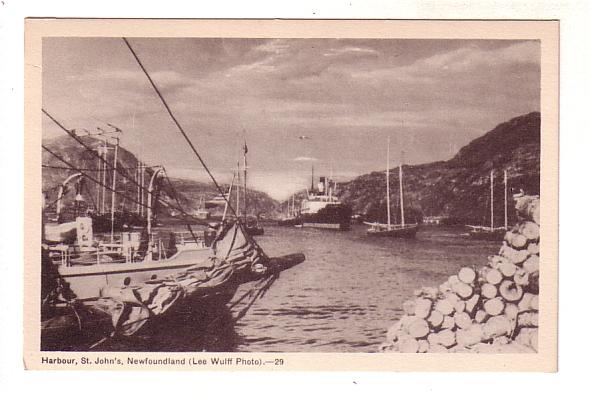 Boats in Harbour, St. John's Newfoundland,