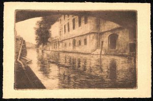 Ab1327-Postcard Vintage-Milan City: via Senate 