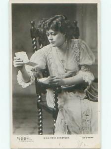 rppc 1906 Irene Vanbrugh FAMOUS BRITISH STAGE ACTRESS FROM ENGLAND UK AC8264