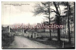 Old Postcard Chatillon sur Marne Entree Du Pays